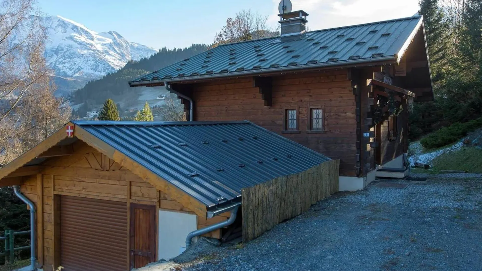 Chalet Spacieux A Saint-Gervais-Les-Bains Avec Vue Montagne フランス